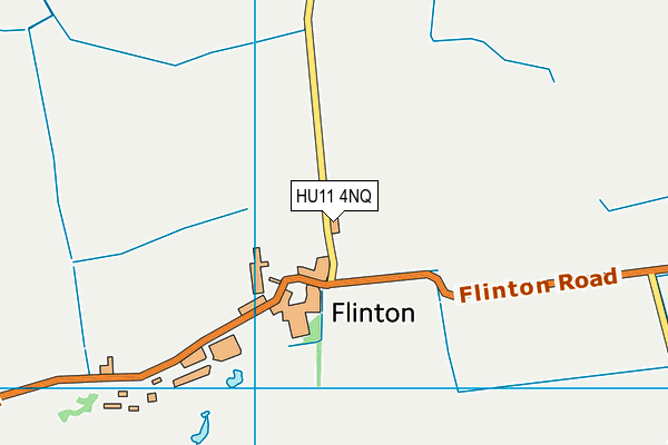 HU11 4NQ map - OS VectorMap District (Ordnance Survey)