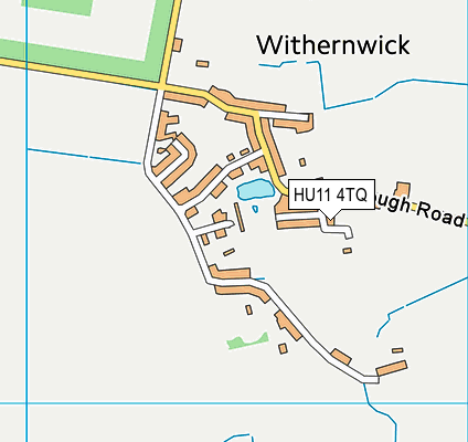 HU11 4TQ map - OS VectorMap District (Ordnance Survey)