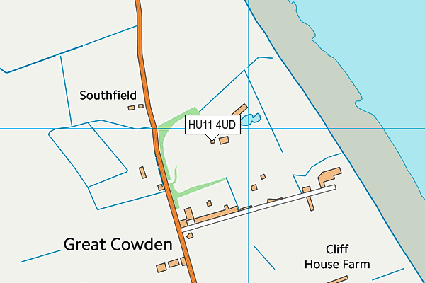 HU11 4UD map - OS VectorMap District (Ordnance Survey) HU11 4UD map - OS VectorMap District (Ordnance Survey)