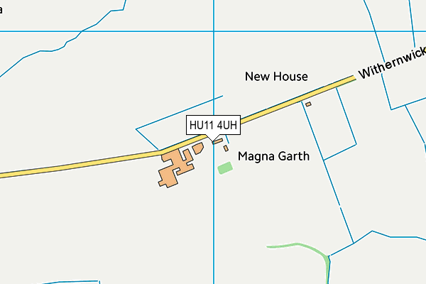 HU11 4UH map - OS VectorMap District (Ordnance Survey) HU11 4UH map - OS VectorMap District (Ordnance Survey)
