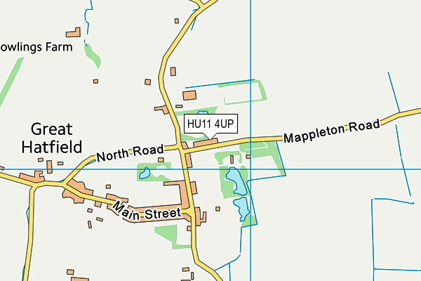 HU11 4UP map - OS VectorMap District (Ordnance Survey) HU11 4UP map - OS VectorMap District (Ordnance Survey)