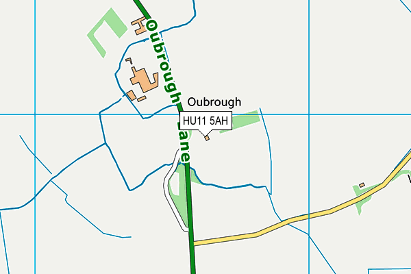 HU11 5AH map - OS VectorMap District (Ordnance Survey) HU11 5AH map - OS VectorMap District (Ordnance Survey)