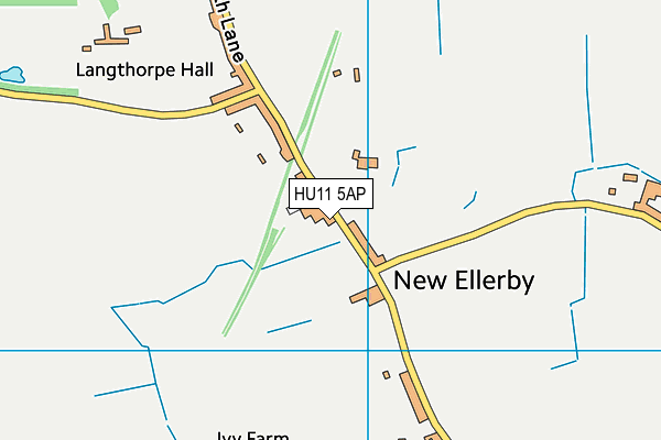 HU11 5AP map - OS VectorMap District (Ordnance Survey) HU11 5AP map - OS VectorMap District (Ordnance Survey)