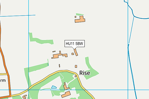 HU11 5BW map - OS VectorMap District (Ordnance Survey) HU11 5BW map - OS VectorMap District (Ordnance Survey)