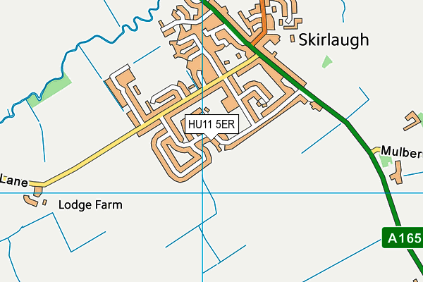 HU11 5ER map - OS VectorMap District (Ordnance Survey) HU11 5ER map - OS VectorMap District (Ordnance Survey)