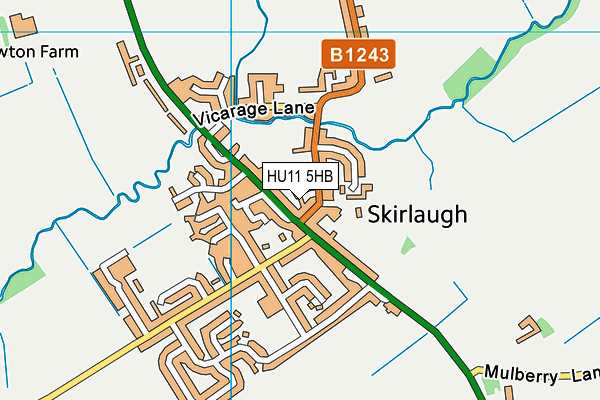 HU11 5HB map - OS VectorMap District (Ordnance Survey) HU11 5HB map - OS VectorMap District (Ordnance Survey)