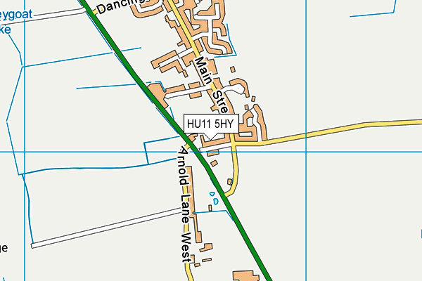HU11 5HY map - OS VectorMap District (Ordnance Survey) HU11 5HY map - OS VectorMap District (Ordnance Survey)