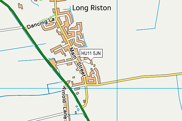 HU11 5JN map - OS VectorMap District (Ordnance Survey) HU11 5JN map - OS VectorMap District (Ordnance Survey)