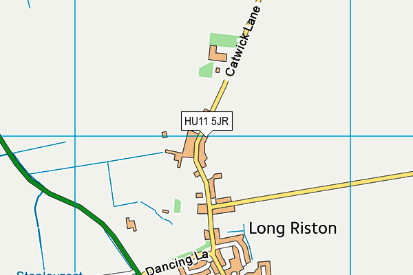 HU11 5JR map - OS VectorMap District (Ordnance Survey)