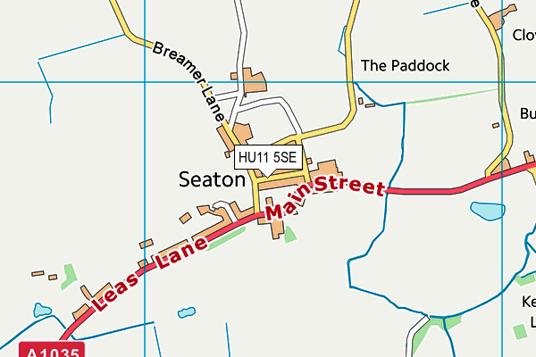 HU11 5SE map - OS VectorMap District (Ordnance Survey) HU11 5SE map - OS VectorMap District (Ordnance Survey)