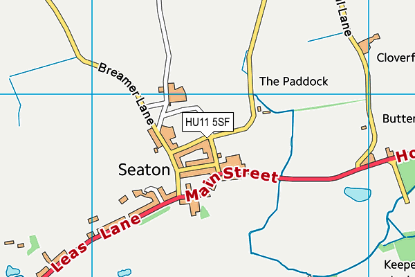 HU11 5SF map - OS VectorMap District (Ordnance Survey) HU11 5SF map - OS VectorMap District (Ordnance Survey)