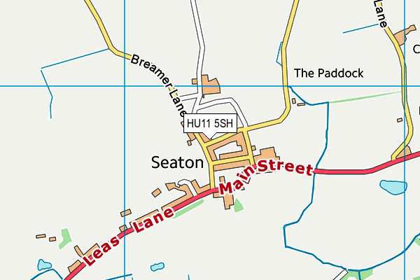 HU11 5SH map - OS VectorMap District (Ordnance Survey) HU11 5SH map - OS VectorMap District (Ordnance Survey)