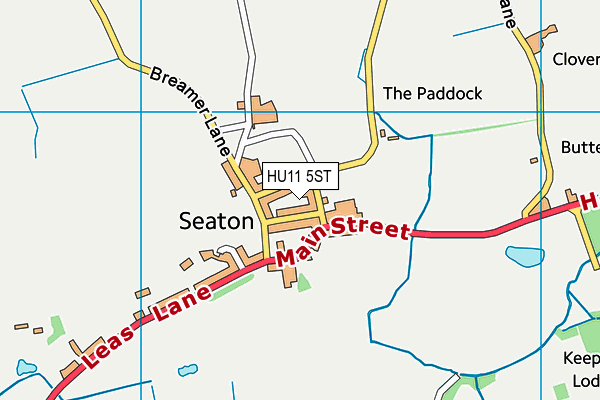 HU11 5ST map - OS VectorMap District (Ordnance Survey) HU11 5ST map - OS VectorMap District (Ordnance Survey)