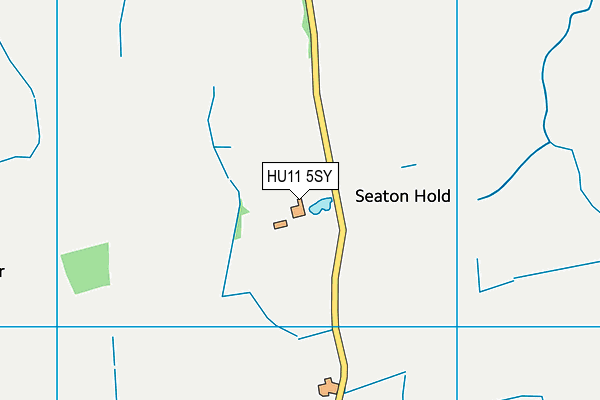 HU11 5SY map - OS VectorMap District (Ordnance Survey) HU11 5SY map - OS VectorMap District (Ordnance Survey)