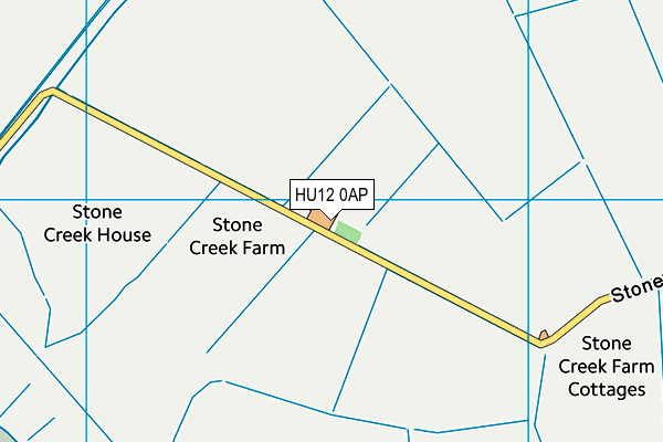 HU12 0AP map - OS VectorMap District (Ordnance Survey) HU12 0AP map - OS VectorMap District (Ordnance Survey)