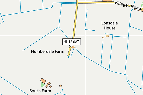 HU12 0AT map - OS VectorMap District (Ordnance Survey) HU12 0AT map - OS VectorMap District (Ordnance Survey)