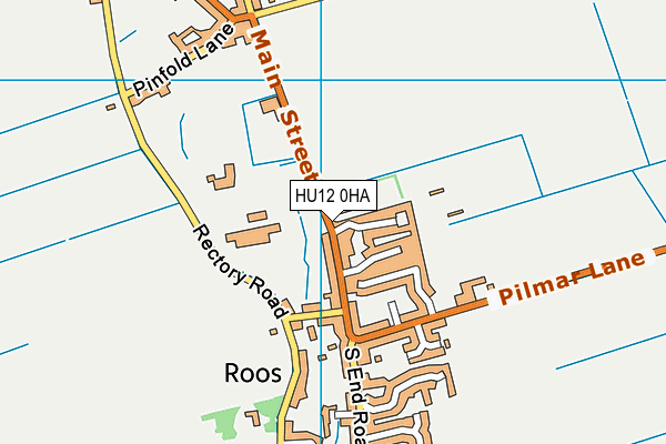 HU12 0HA map - OS VectorMap District (Ordnance Survey) HU12 0HA map - OS VectorMap District (Ordnance Survey)