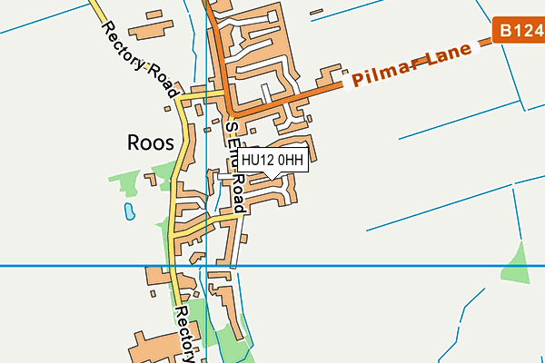 HU12 0HH map - OS VectorMap District (Ordnance Survey) HU12 0HH map - OS VectorMap District (Ordnance Survey)