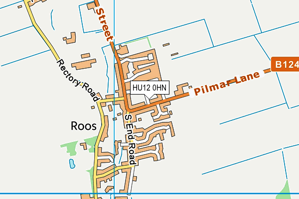 HU12 0HN map - OS VectorMap District (Ordnance Survey) HU12 0HN map - OS VectorMap District (Ordnance Survey)