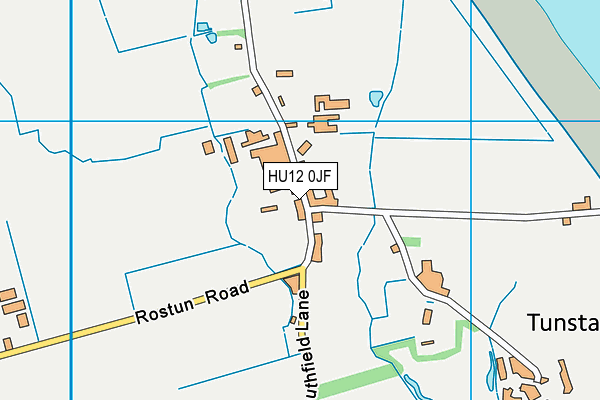 HU12 0JF map - OS VectorMap District (Ordnance Survey) HU12 0JF map - OS VectorMap District (Ordnance Survey)