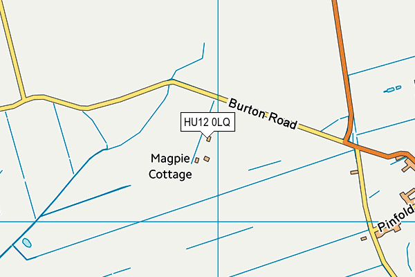 HU12 0LQ map - OS VectorMap District (Ordnance Survey) HU12 0LQ map - OS VectorMap District (Ordnance Survey)
