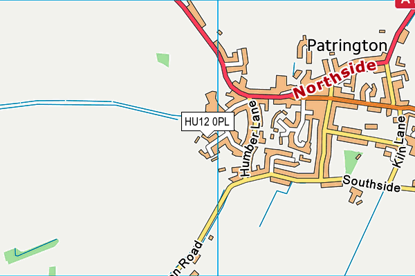 HU12 0PL map - OS VectorMap District (Ordnance Survey) HU12 0PL map - OS VectorMap District (Ordnance Survey)