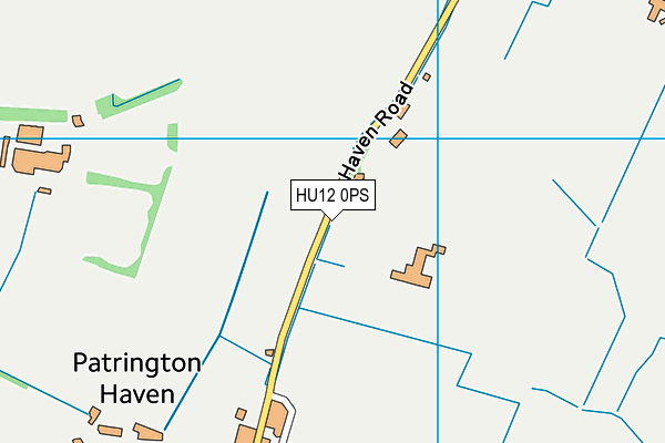HU12 0PS map - OS VectorMap District (Ordnance Survey) HU12 0PS map - OS VectorMap District (Ordnance Survey)