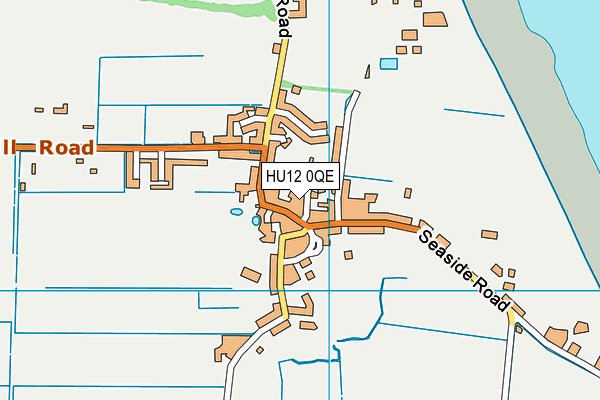 HU12 0QE map - OS VectorMap District (Ordnance Survey) HU12 0QE map - OS VectorMap District (Ordnance Survey)