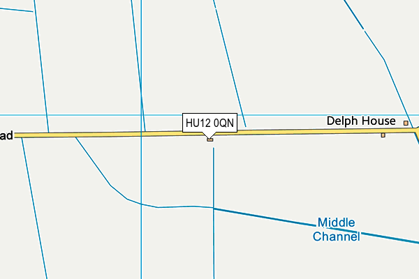 HU12 0QN map - OS VectorMap District (Ordnance Survey) HU12 0QN map - OS VectorMap District (Ordnance Survey)