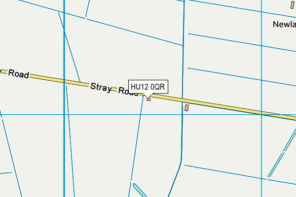 HU12 0QR map - OS VectorMap District (Ordnance Survey) HU12 0QR map - OS VectorMap District (Ordnance Survey)