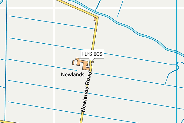 HU12 0QS map - OS VectorMap District (Ordnance Survey) HU12 0QS map - OS VectorMap District (Ordnance Survey)