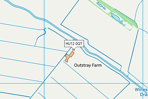 HU12 0QT map - OS VectorMap District (Ordnance Survey) HU12 0QT map - OS VectorMap District (Ordnance Survey)