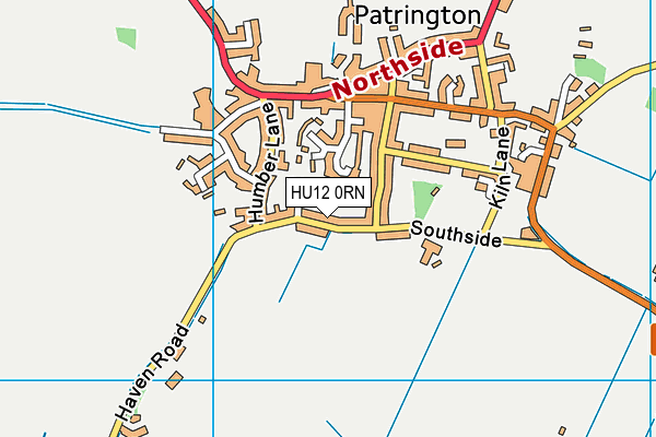 HU12 0RN map - OS VectorMap District (Ordnance Survey) HU12 0RN map - OS VectorMap District (Ordnance Survey)
