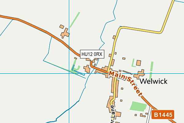 HU12 0RX map - OS VectorMap District (Ordnance Survey) HU12 0RX map - OS VectorMap District (Ordnance Survey)