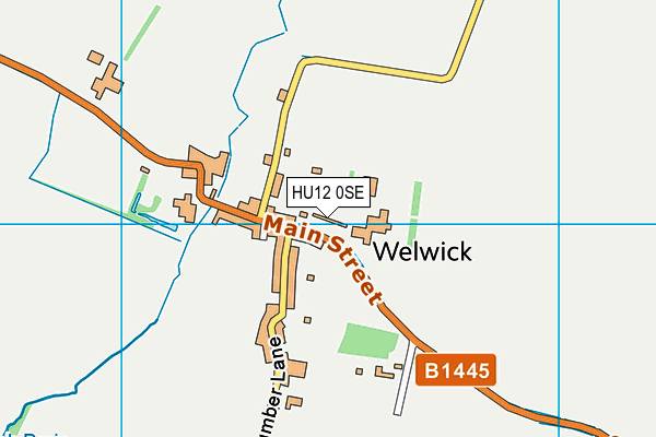 HU12 0SE map - OS VectorMap District (Ordnance Survey) HU12 0SE map - OS VectorMap District (Ordnance Survey)