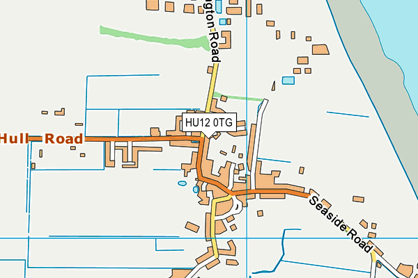 HU12 0TG map - OS VectorMap District (Ordnance Survey) HU12 0TG map - OS VectorMap District (Ordnance Survey)