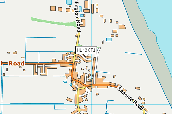 HU12 0TJ map - OS VectorMap District (Ordnance Survey) HU12 0TJ map - OS VectorMap District (Ordnance Survey)