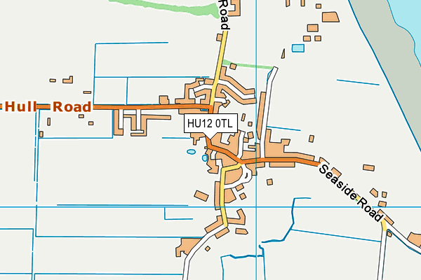 HU12 0TL map - OS VectorMap District (Ordnance Survey) HU12 0TL map - OS VectorMap District (Ordnance Survey)