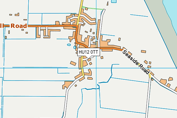 HU12 0TT map - OS VectorMap District (Ordnance Survey) HU12 0TT map - OS VectorMap District (Ordnance Survey)