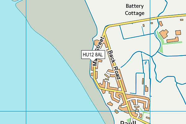 HU12 8AL map - OS VectorMap District (Ordnance Survey) HU12 8AL map - OS VectorMap District (Ordnance Survey)