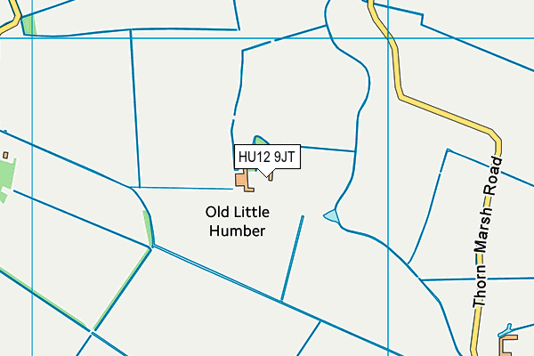 HU12 9JT map - OS VectorMap District (Ordnance Survey) HU12 9JT map - OS VectorMap District (Ordnance Survey)