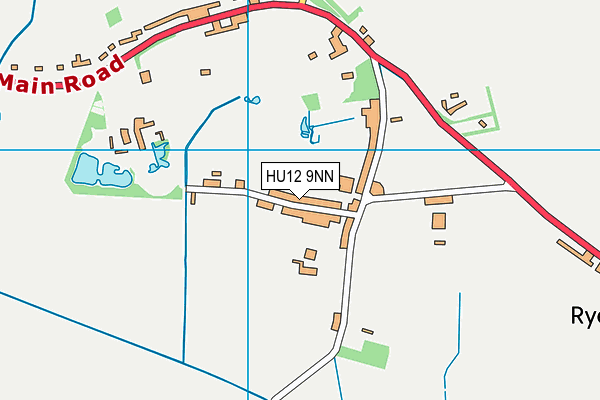 HU12 9NN map - OS VectorMap District (Ordnance Survey) HU12 9NN map - OS VectorMap District (Ordnance Survey)