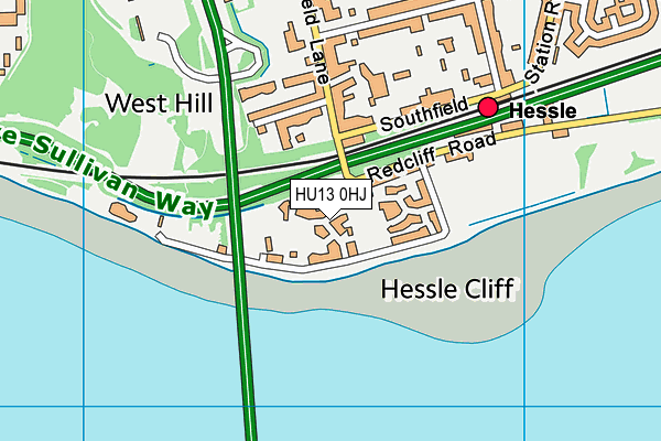 HU13 0HJ map - OS VectorMap District (Ordnance Survey) HU13 0HJ map - OS VectorMap District (Ordnance Survey)