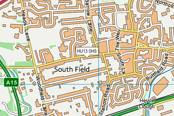 HU13 0HS map - OS VectorMap District (Ordnance Survey) HU13 0HS map - OS VectorMap District (Ordnance Survey)