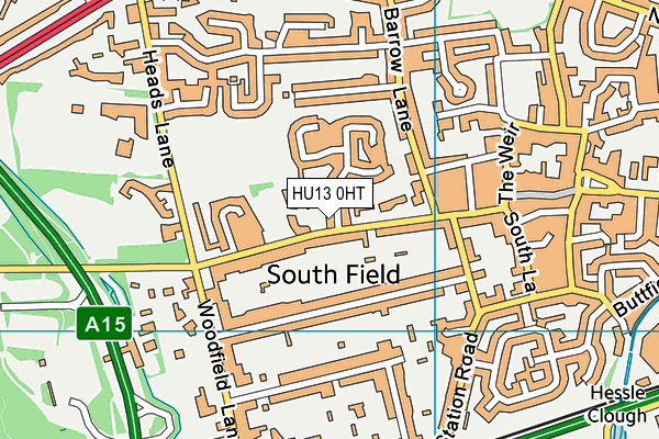 HU13 0HT map - OS VectorMap District (Ordnance Survey) HU13 0HT map - OS VectorMap District (Ordnance Survey)
