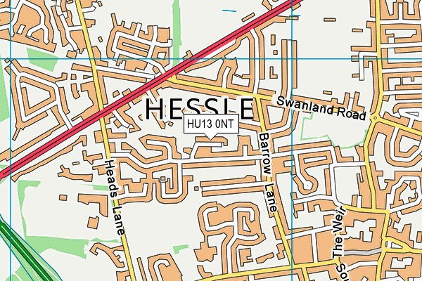 HU13 0NT map - OS VectorMap District (Ordnance Survey) HU13 0NT map - OS VectorMap District (Ordnance Survey)