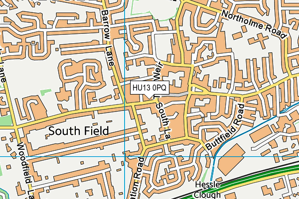 HU13 0PQ map - OS VectorMap District (Ordnance Survey) HU13 0PQ map - OS VectorMap District (Ordnance Survey)
