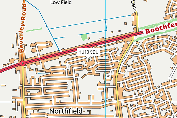 HU13 9DU map - OS VectorMap District (Ordnance Survey) HU13 9DU map - OS VectorMap District (Ordnance Survey)