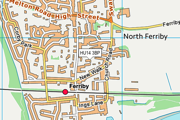 HU14 3BP map - OS VectorMap District (Ordnance Survey) HU14 3BP map - OS VectorMap District (Ordnance Survey)