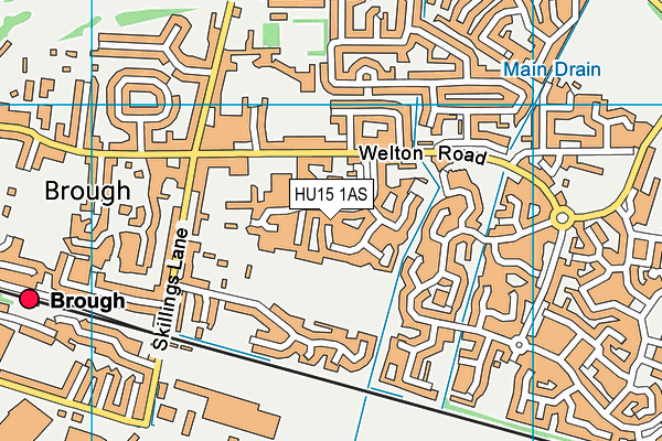 HU15 1AS map - OS VectorMap District (Ordnance Survey) HU15 1AS map - OS VectorMap District (Ordnance Survey)